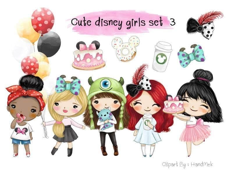 Cute Disney Girl Set 3