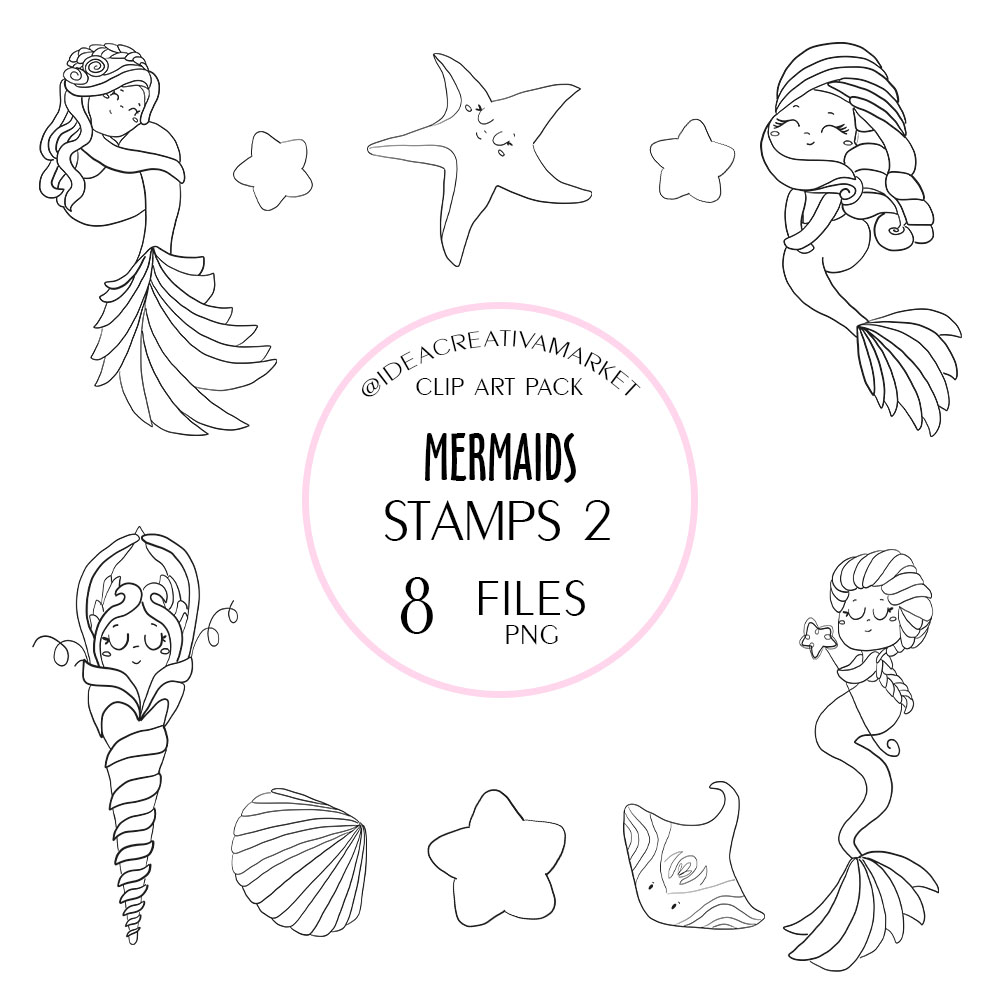 Presentacion Mermaids stamps 2