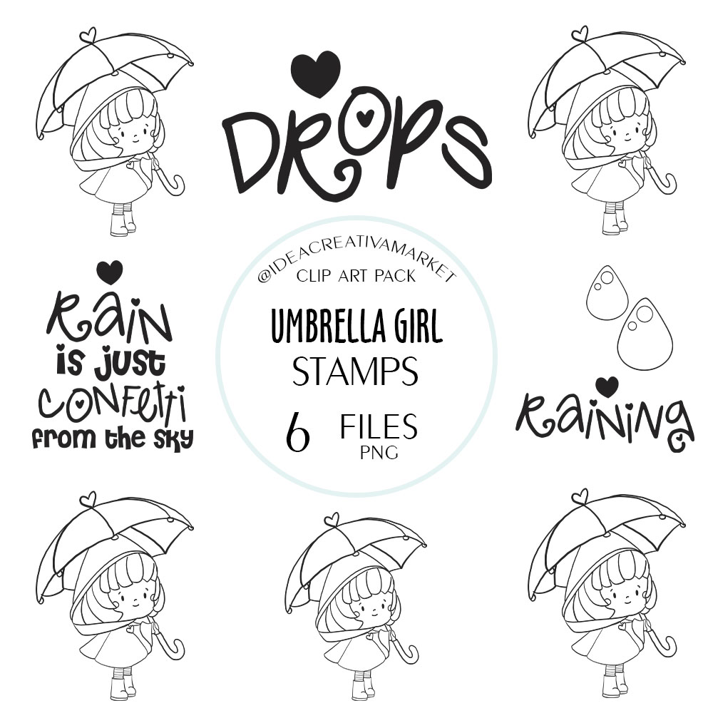 Presentación umbrella girls stamps