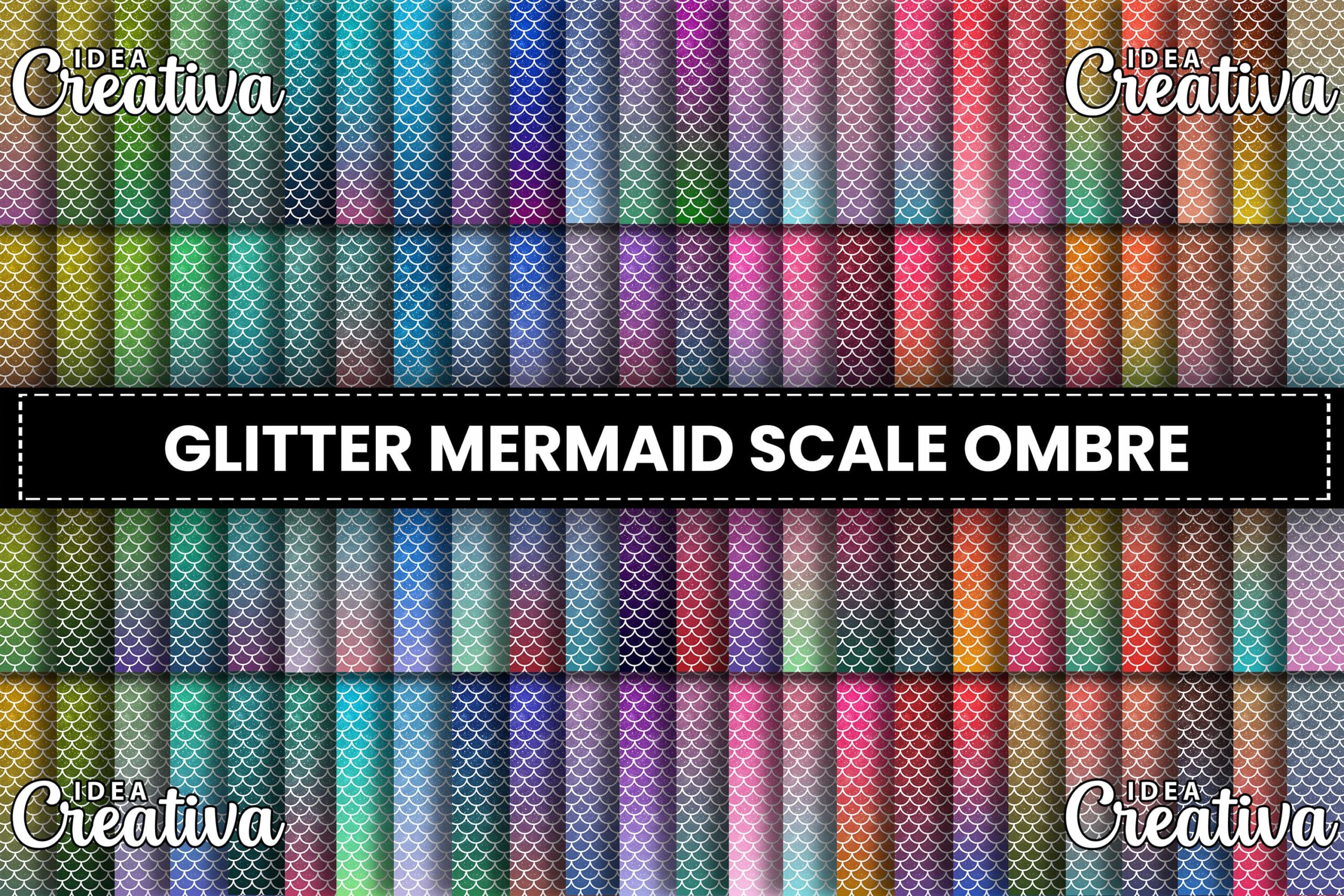 Digital Papers Mermaid Scale