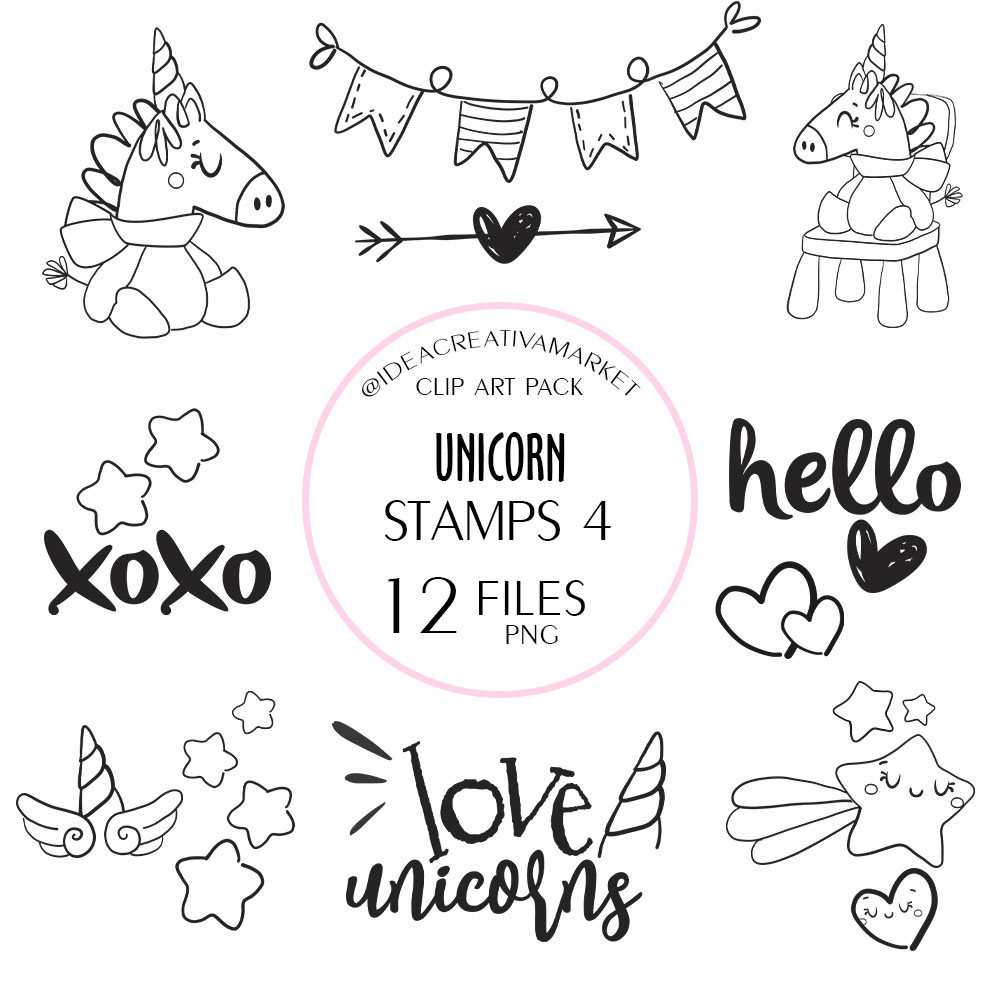 Presentación unicorn stamps 4