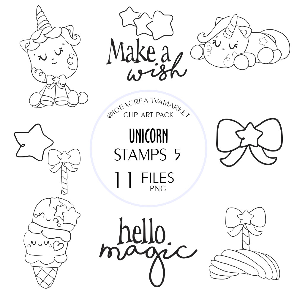 Presentación unicorn stamps 5