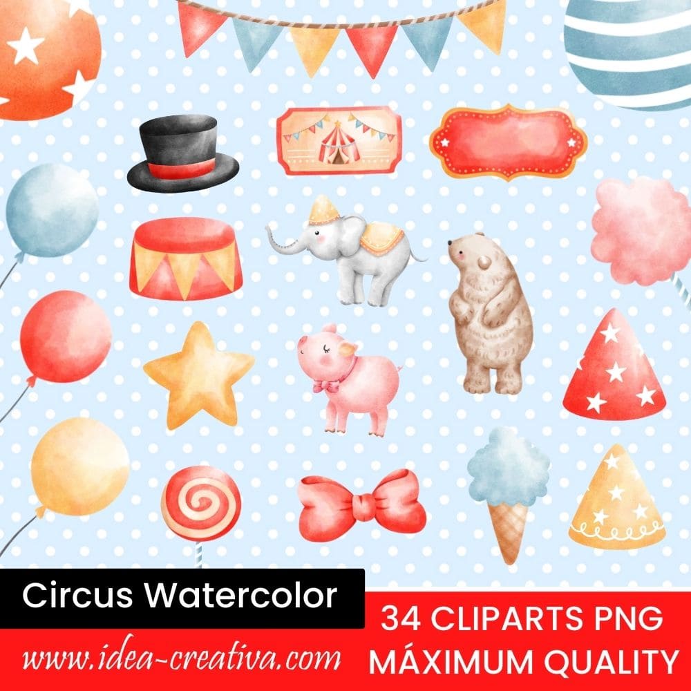 Circus Watercolor