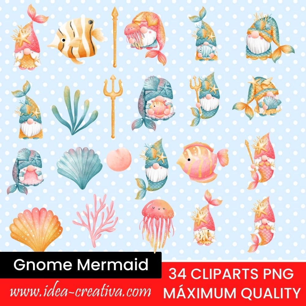 Gnome Mermaid