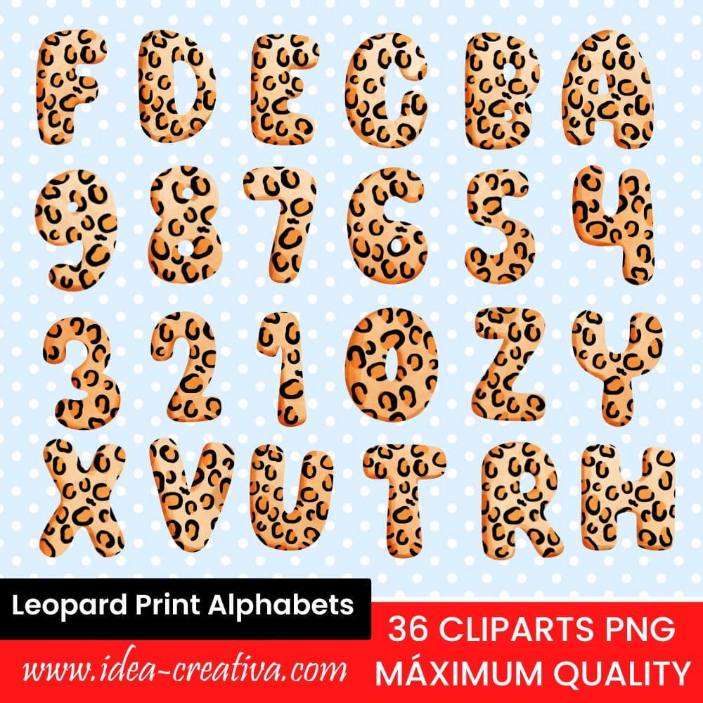 Leopard Print Alphabets (1)