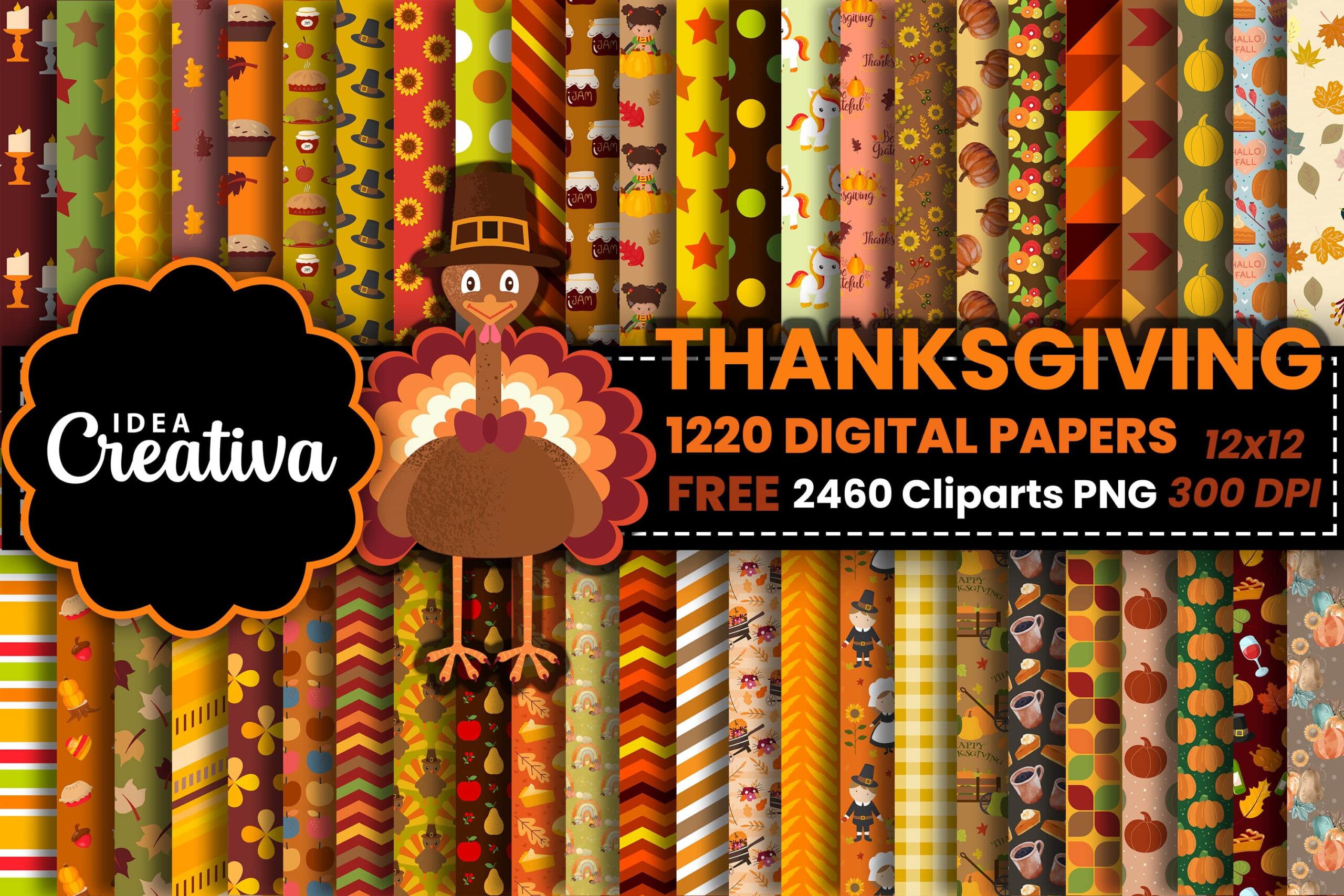 Digital Papers Thanksgiving