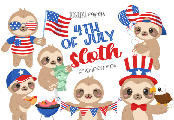 4th-of-July-Sloth-Graphics-30459067-1-1-580x401