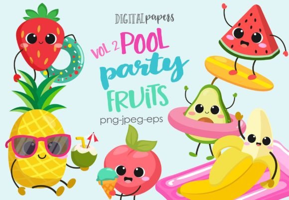 Pool-Party-Fruits-VOL-2-Graphics-31226777-1-1-580x401